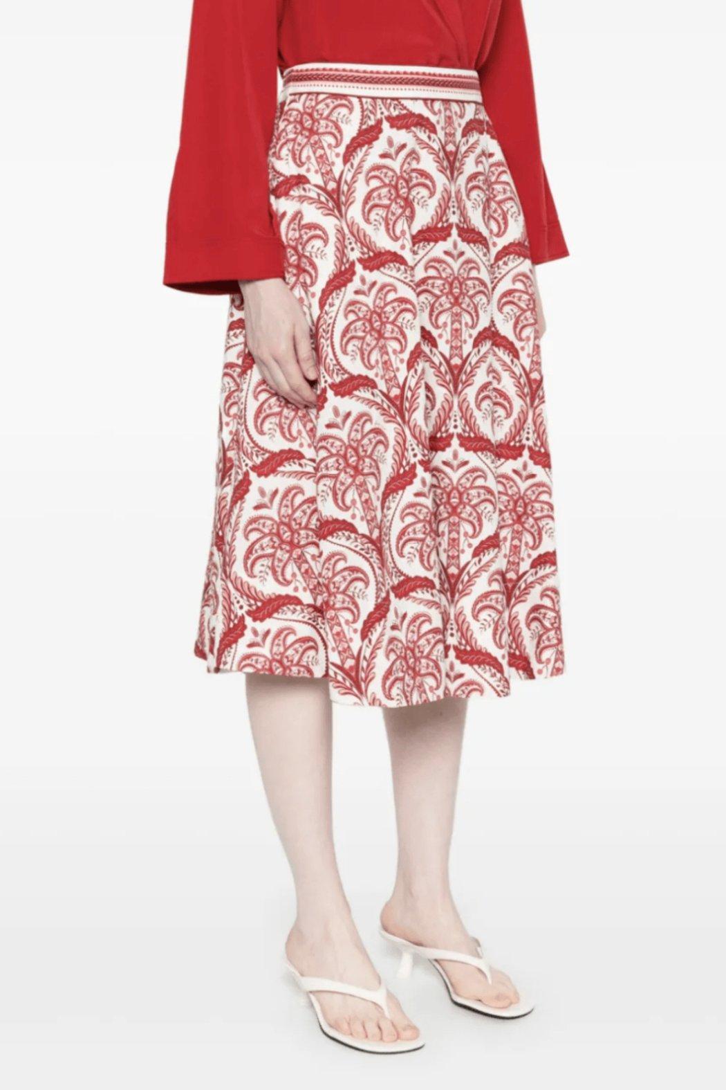 Tropical Midi Skirt Product Image