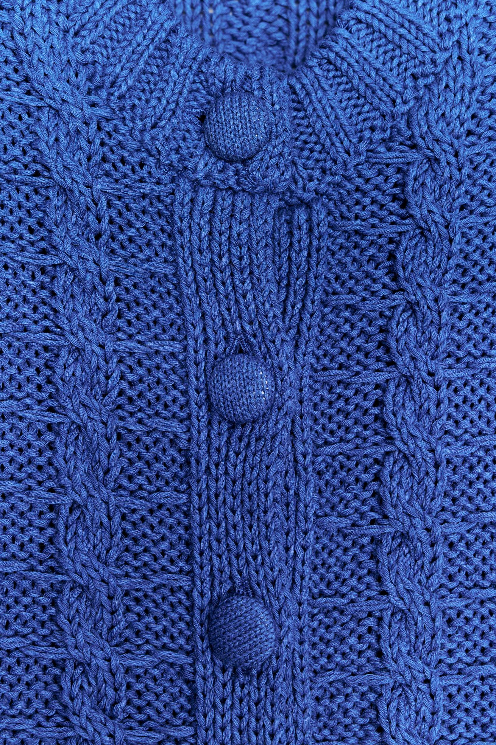 KNIT CARDIGAN WITH SHORT SLEEVES Product Image