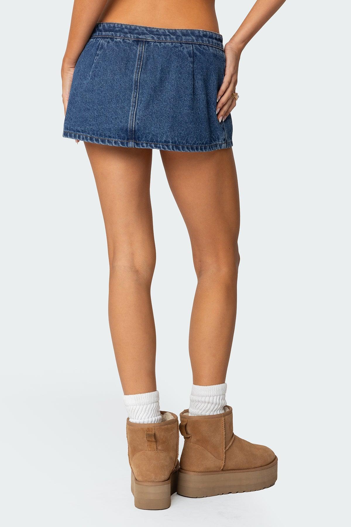 Anita Denim Mini Skort Product Image