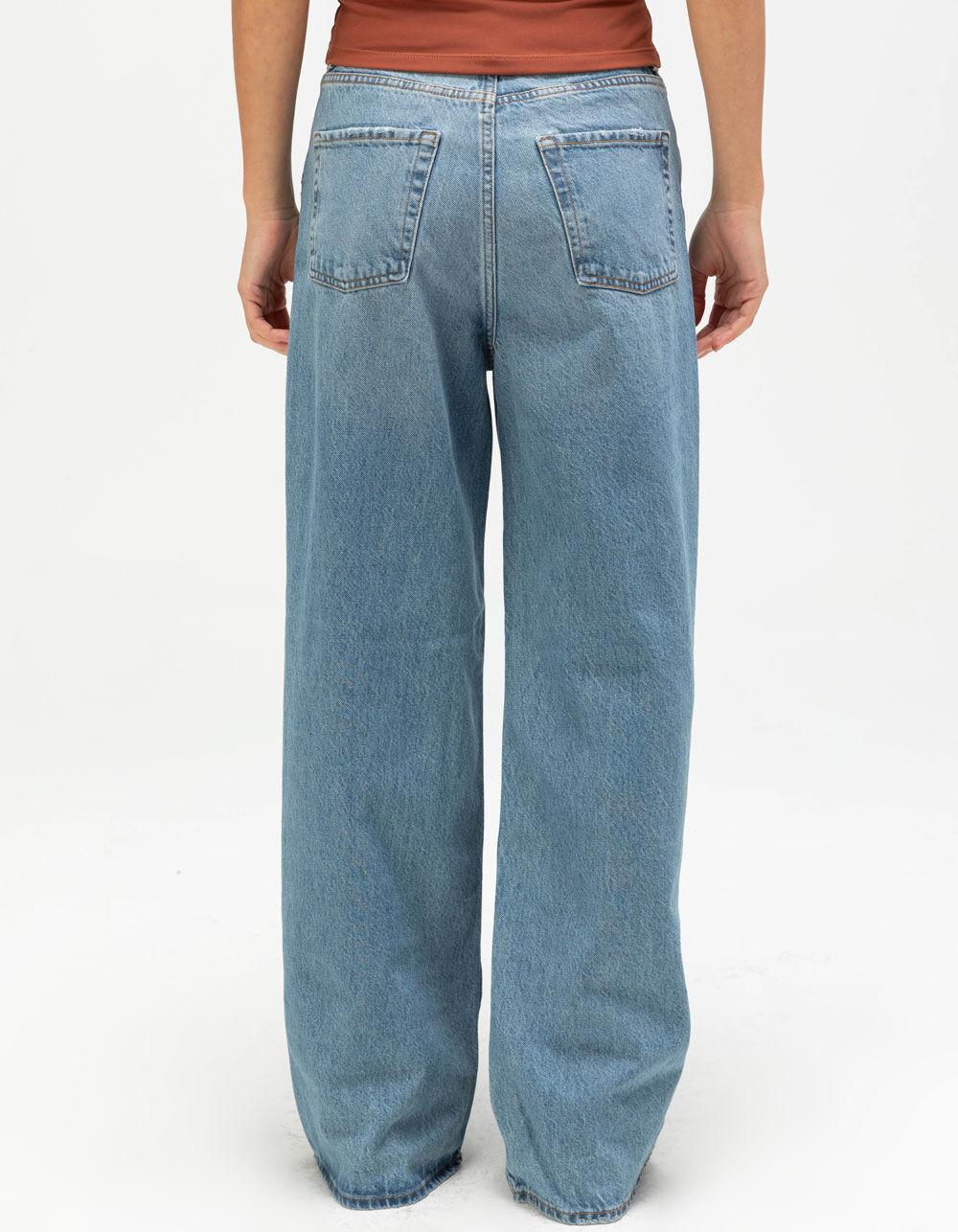 JJXX Tokyo High Waisted Wide Leg Womens Jeans - MEDIUM WASH Product Image