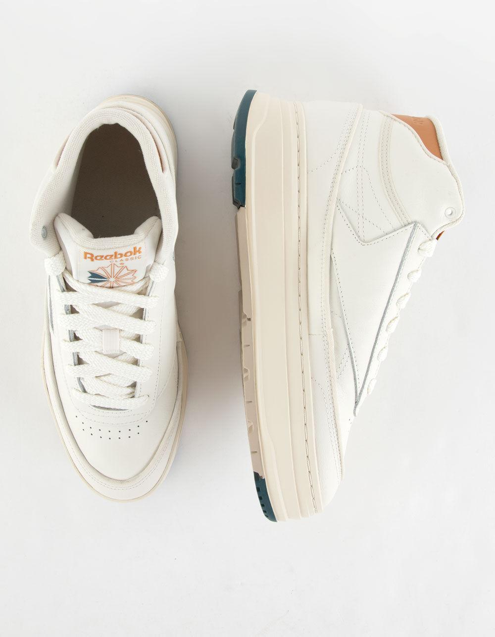 REEBOK Club C Geo Mid Womens Shoes - CHALK Product Image