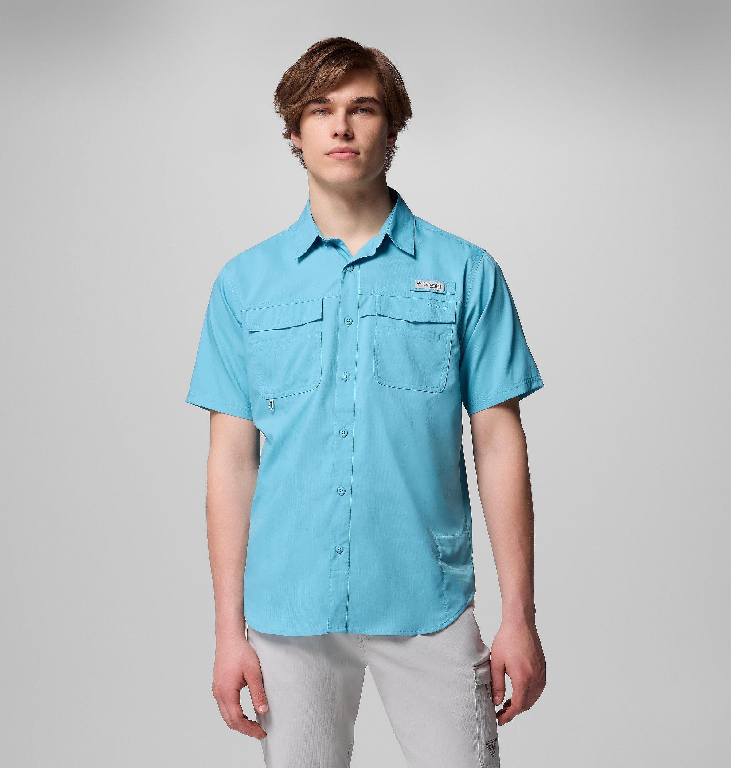 Columbia Mens PFG Blood and Guts V Short Sleeve Shirt- Product Image