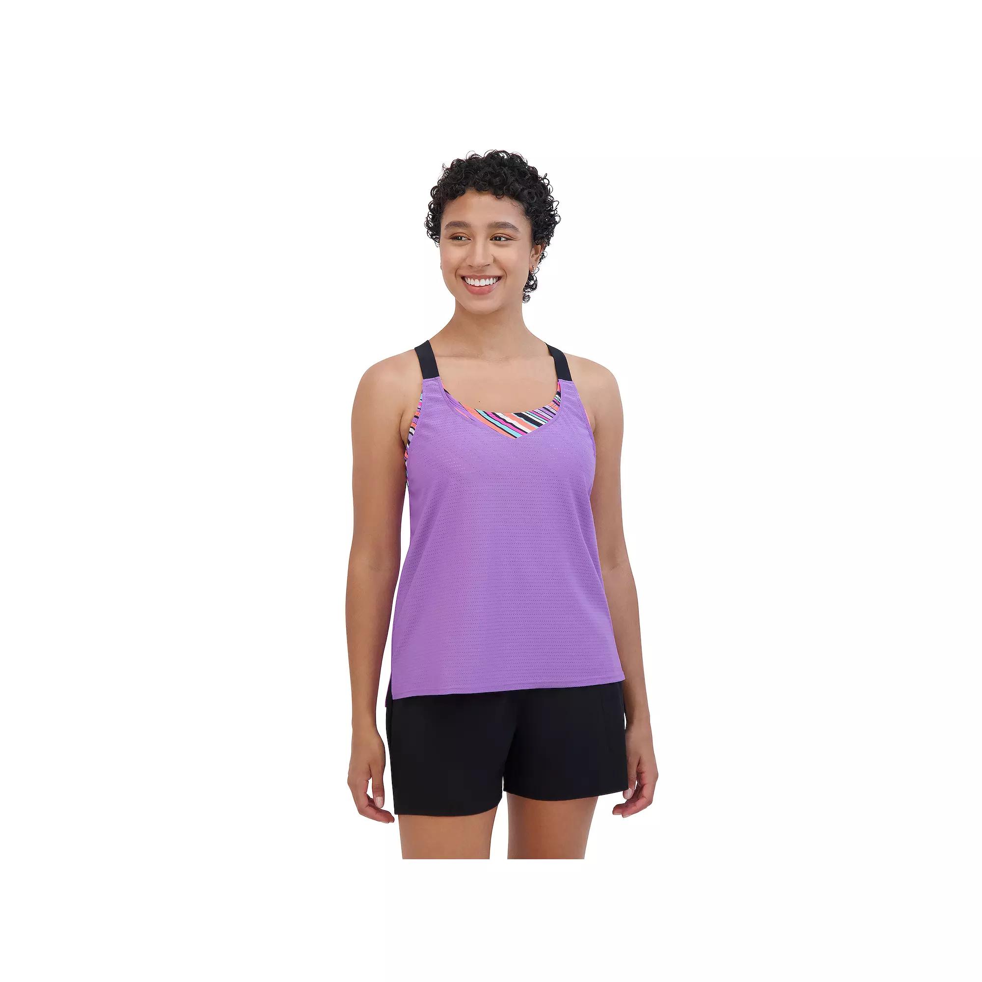 Womens ZeroXposur Comet UPF 30+ 2-in-1 Tankini Top Product Image