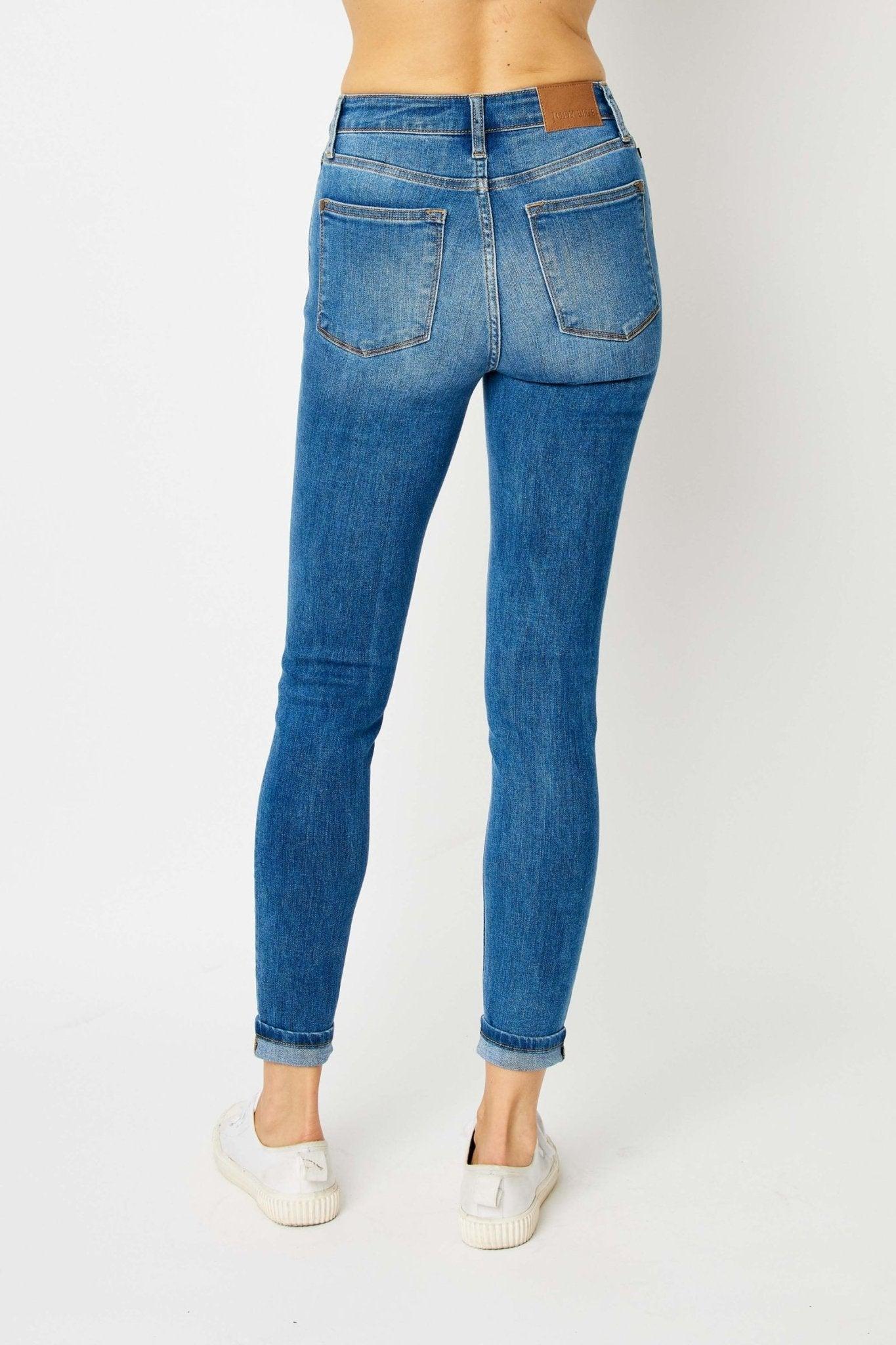 Kaylie Cuffed Skinny Jeans *FS Product Image