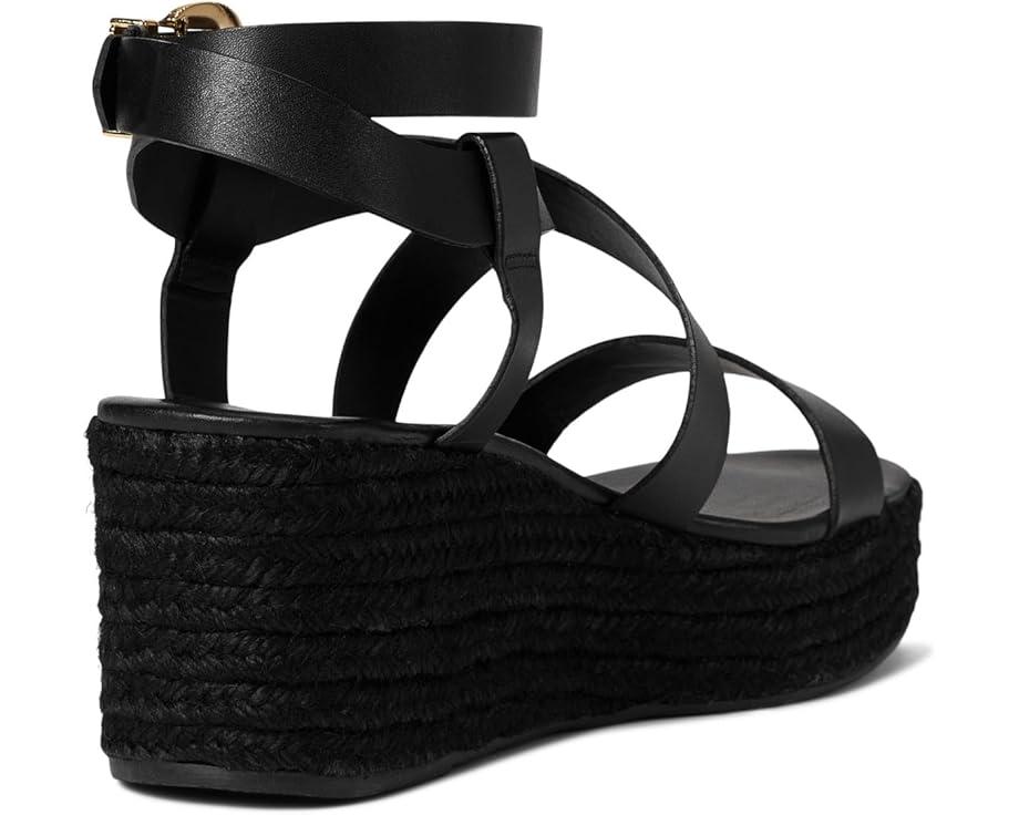 Ellna Cross-band Wedge Sandals Product Image