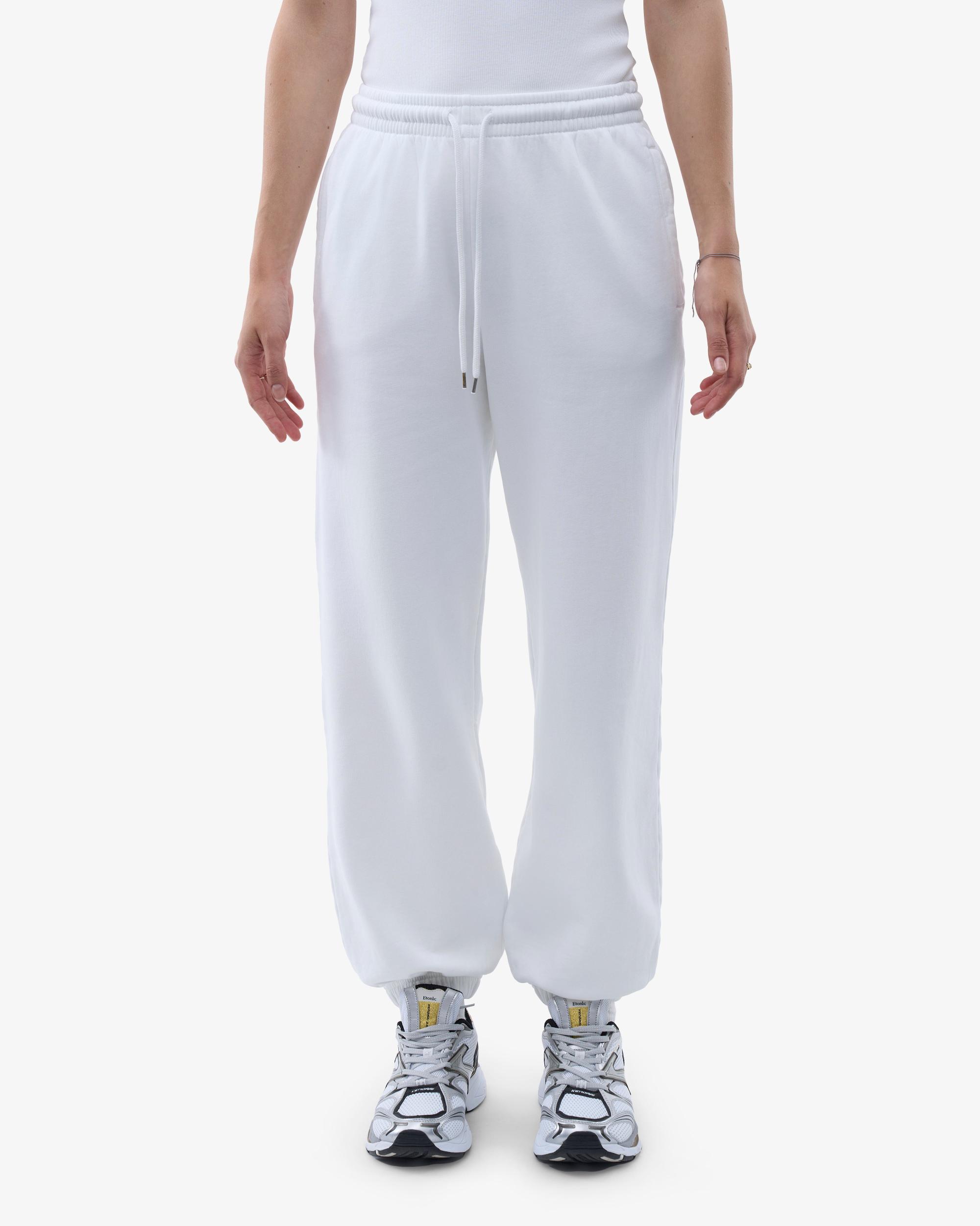 Organic Relaxed Sweatpants - Optical White Product Image