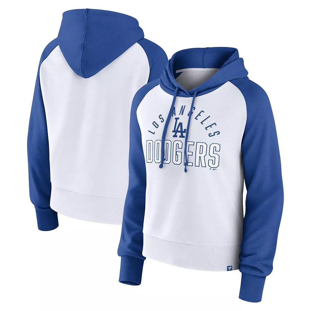 Womens Fanatics Branded Royal/White Los Angeles Dodgers Pop Fly Pullover Hoodie Product Image