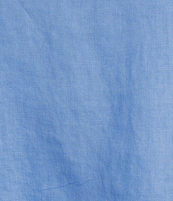 Bryn Walker Simon Coordinating Light Linen Round Neck Short Sleeve Shirt Product Image