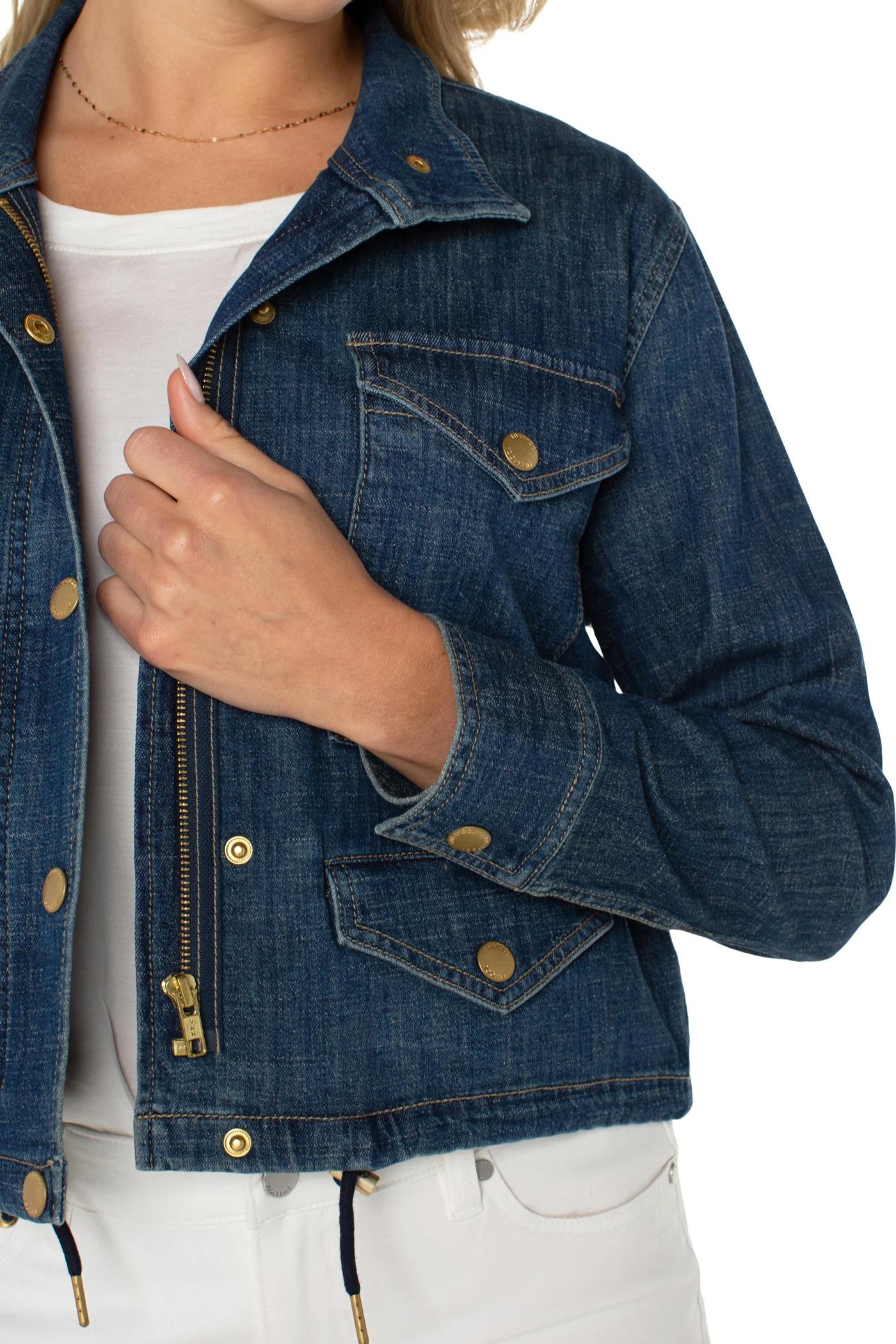 cropped cargo jacket Product Image