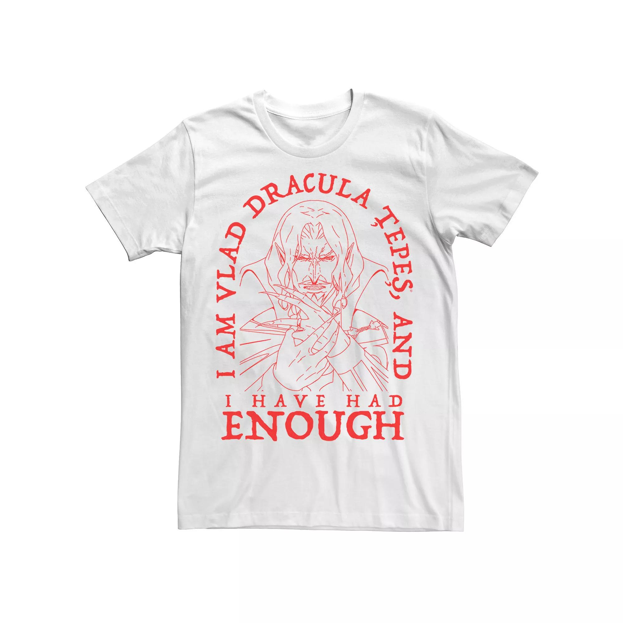 Men's Netflix Castlevania I Am Dracula And I Have Had Enough Tee,  Product Image