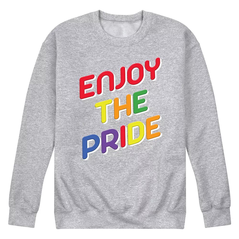 Men's Enjoy The Pride Fleece Sweatshirt,  Product Image