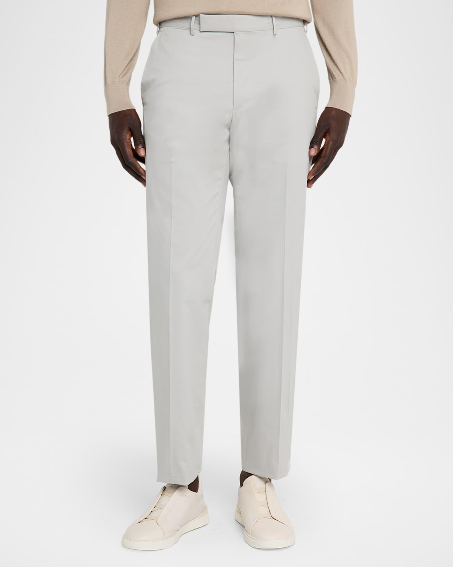 Men's Cotton-Stretch Modern Fit Trousers Product Image