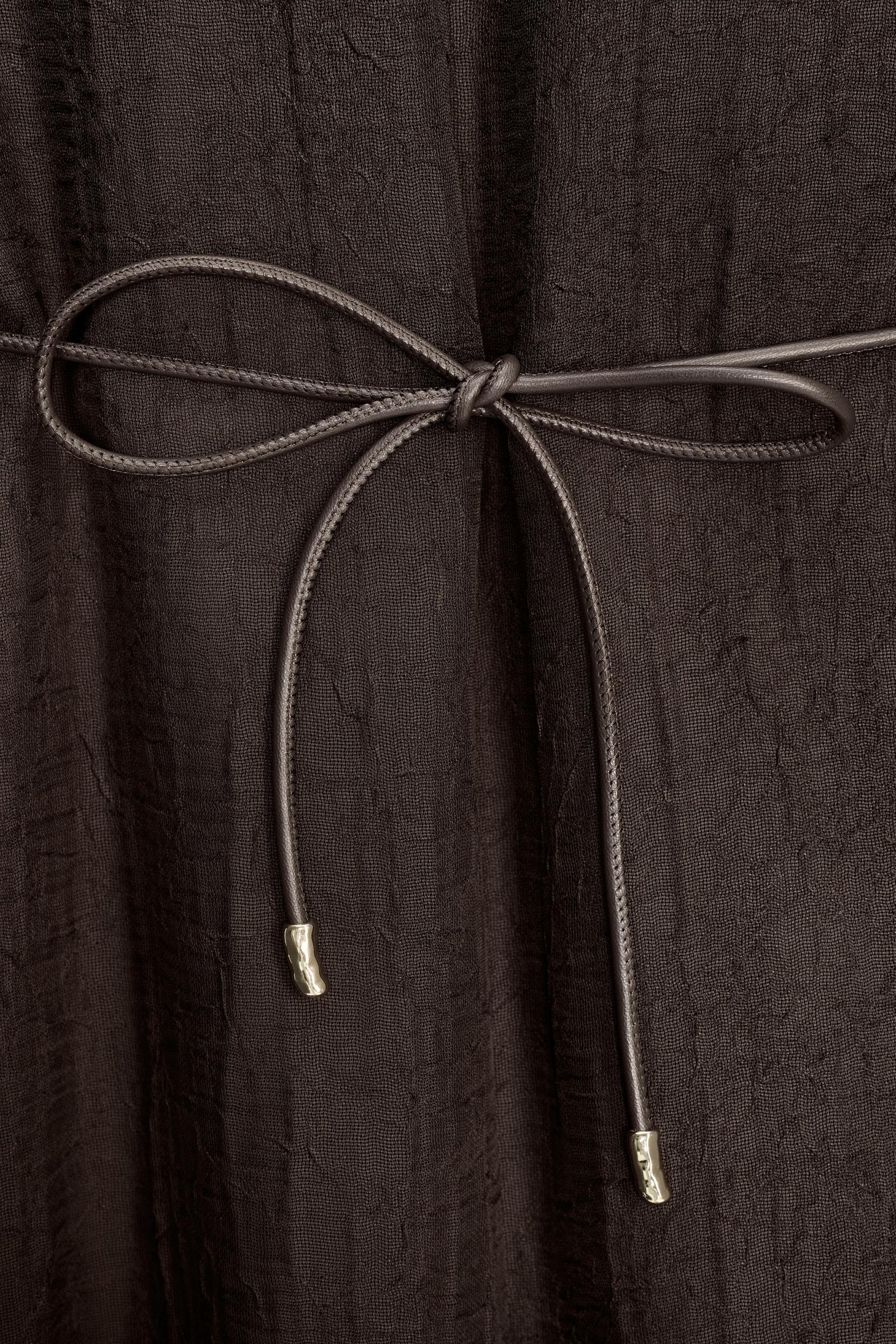 BELTED CAFTAN DRESS Product Image