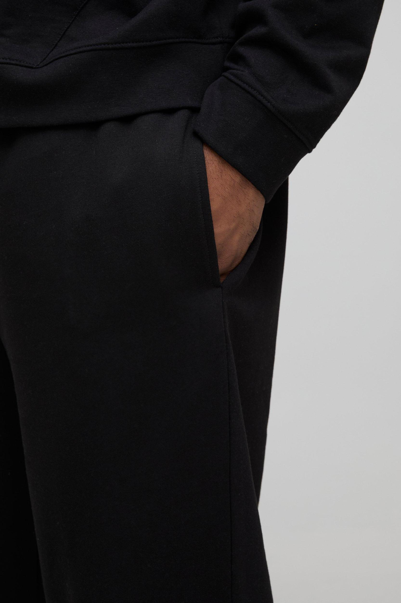 Plus Lightweight Straight Fit Basic Sweatpants | boohooMAN USA Product Image