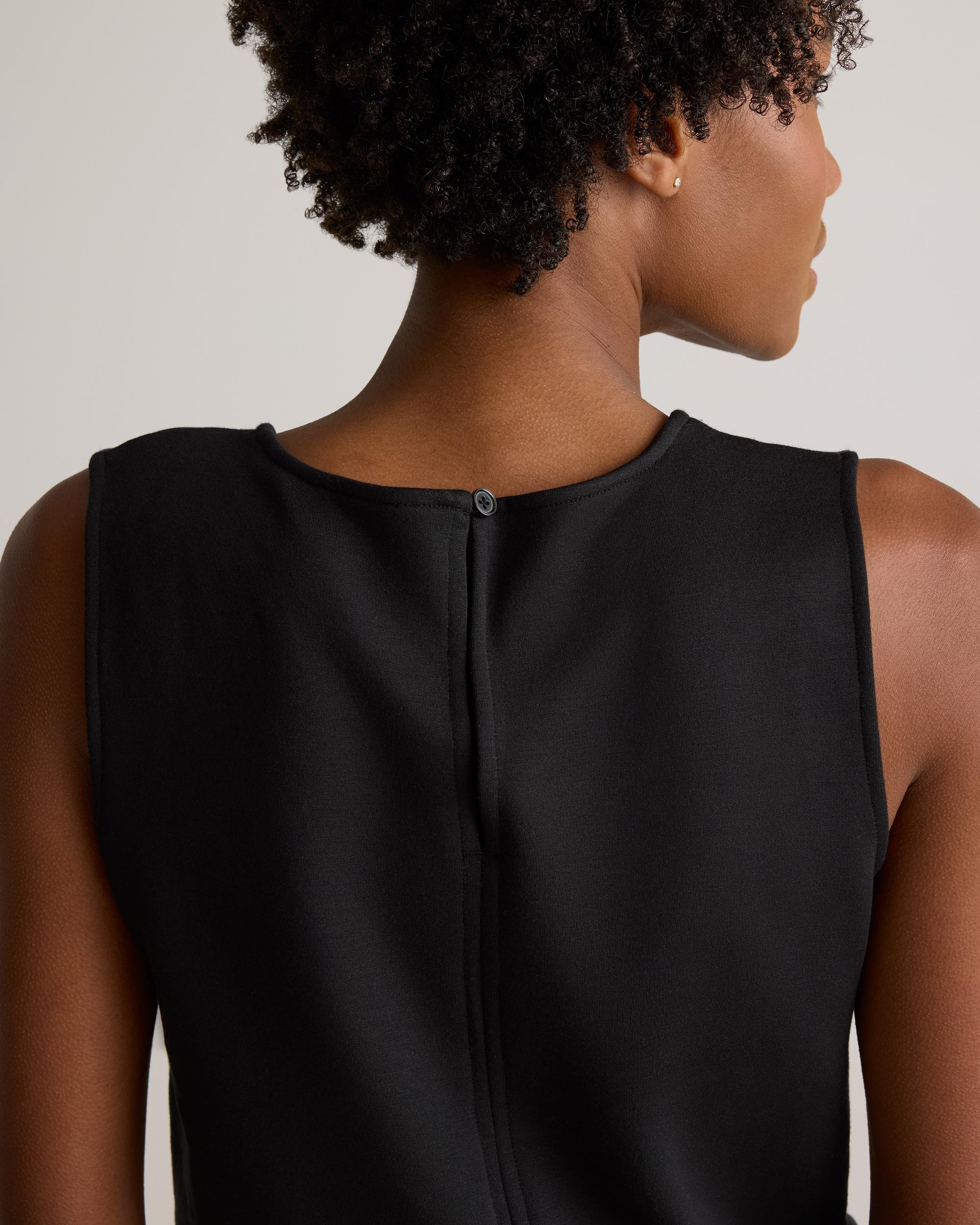 Quince | Women's SuperSoft Fleece Sleeveless Wide Leg Jumpsuit Size XS, Lenzing Modal Product Image