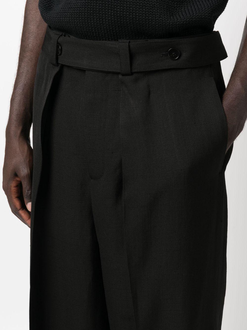 pleated wide-leg trousers  Product Image