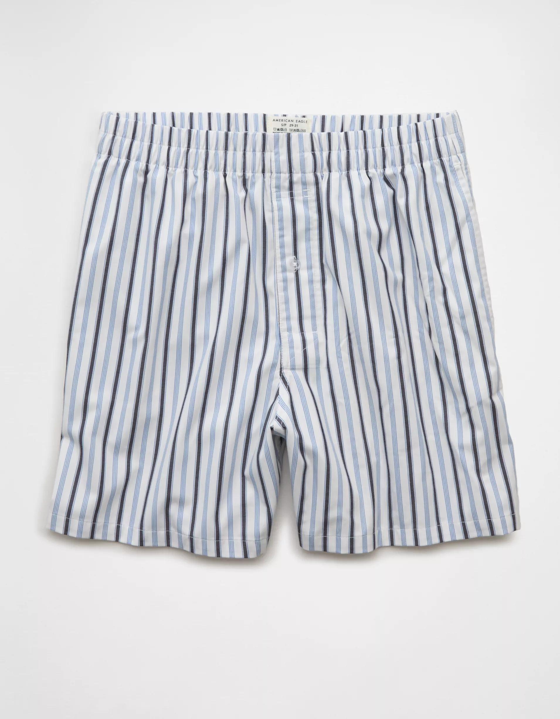 AEO Men's Striped Poplin Pocket Boxer Short Product Image