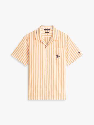 Striped Paper-Touch Camp Shirt Product Image