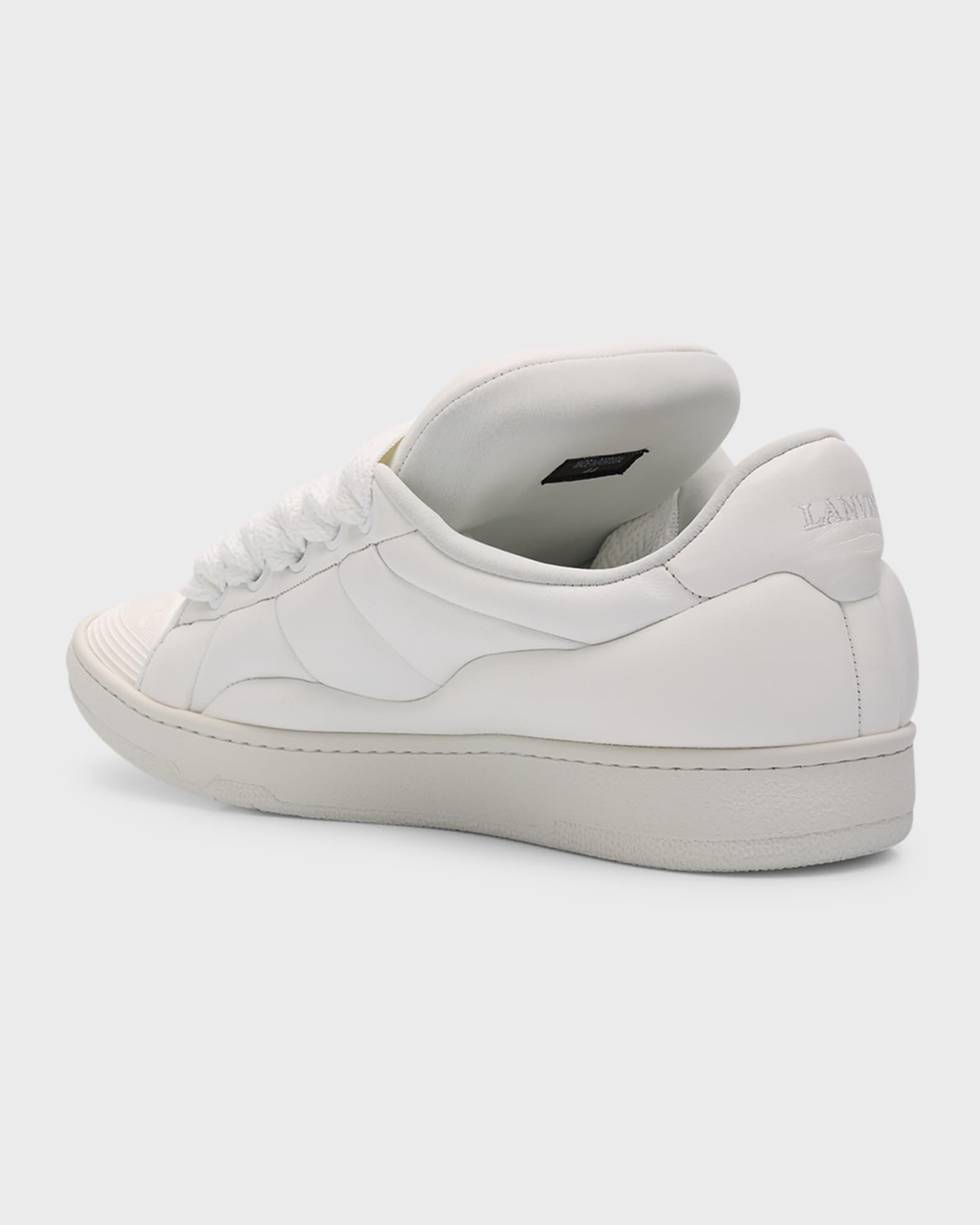 Men's Curb Quilted Leather Jumbo-Lace Sneakers Product Image