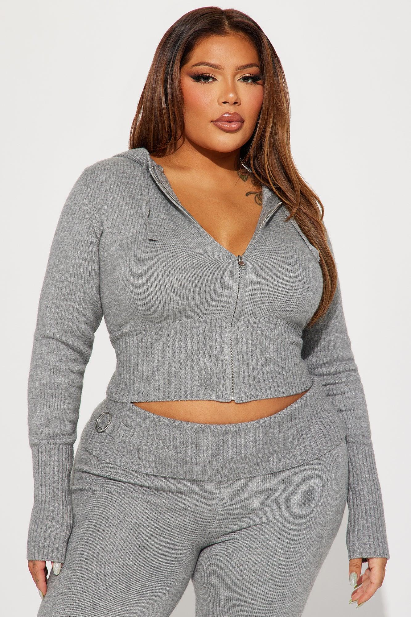 Lana Sweater Pant Set - Heather Grey Female Product Image