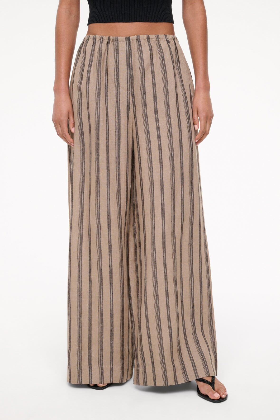 BONFIRE LINEN PANT | SAHARA STRIPE Product Image
