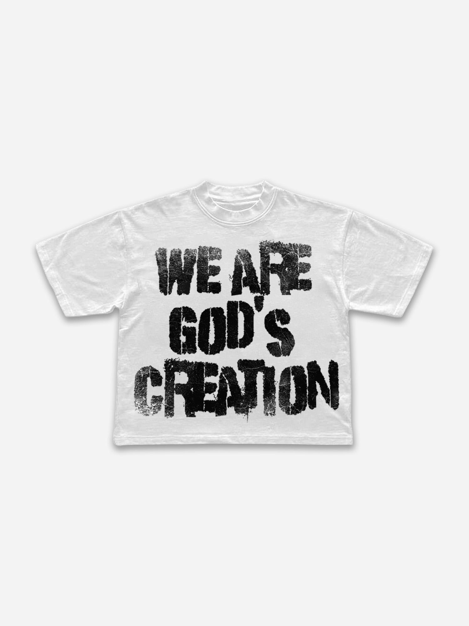 We Are God's Creatures Cropped T-shirt Product Image
