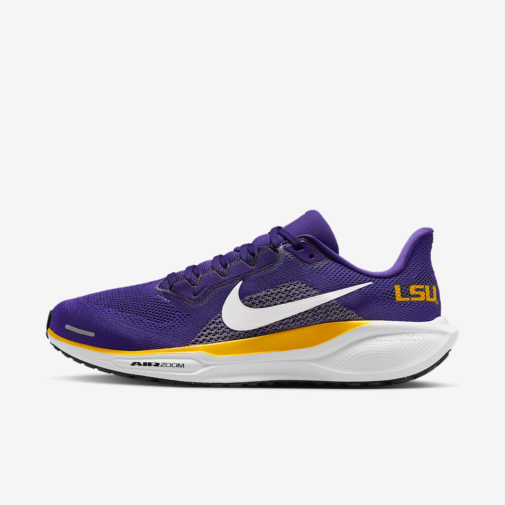 LSU Pegasus 41 Men's Nike College Road Running Shoes Product Image