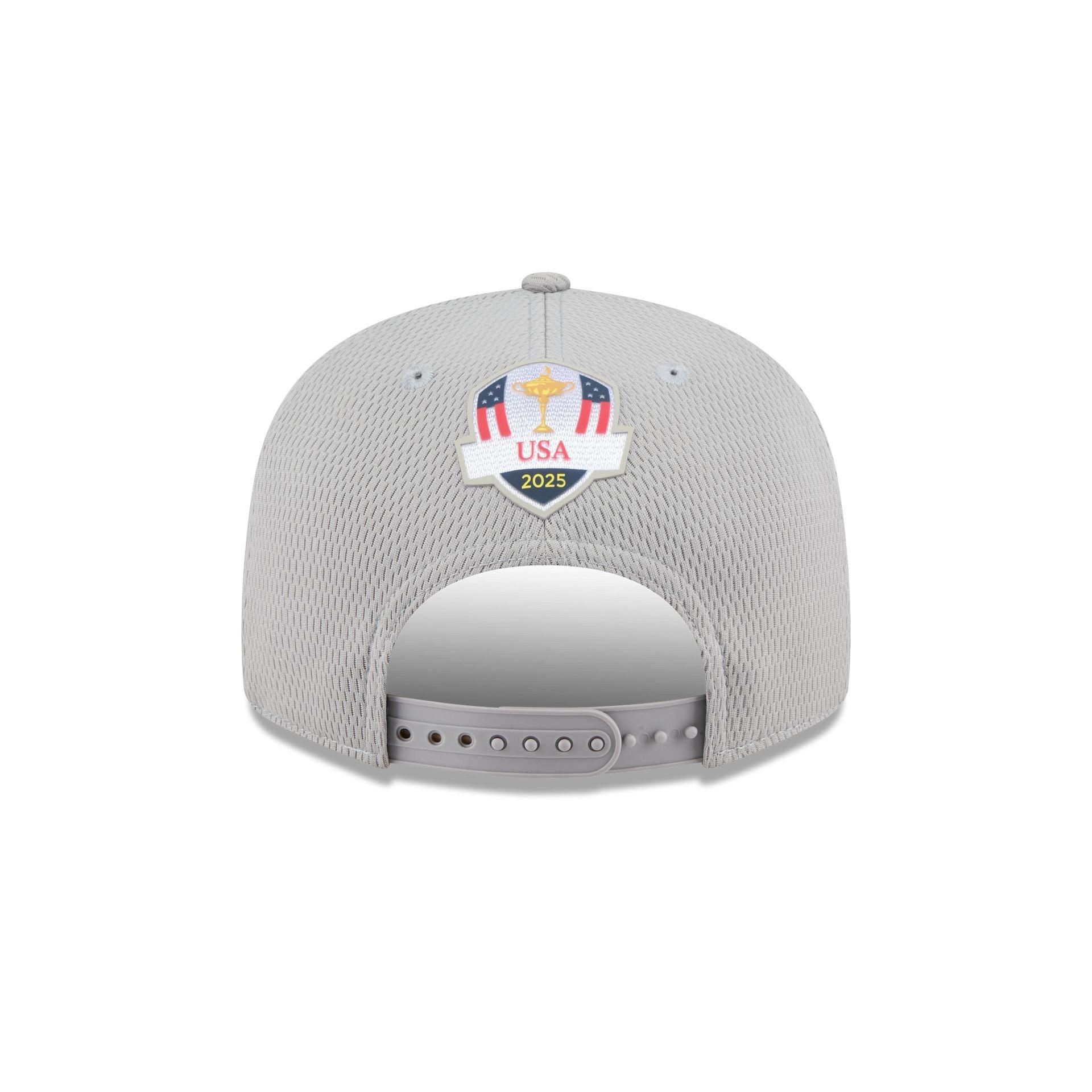 2025 Ryder Cup Team USA Gray Split Panel 9FIFTY Snapback Hat Male Product Image