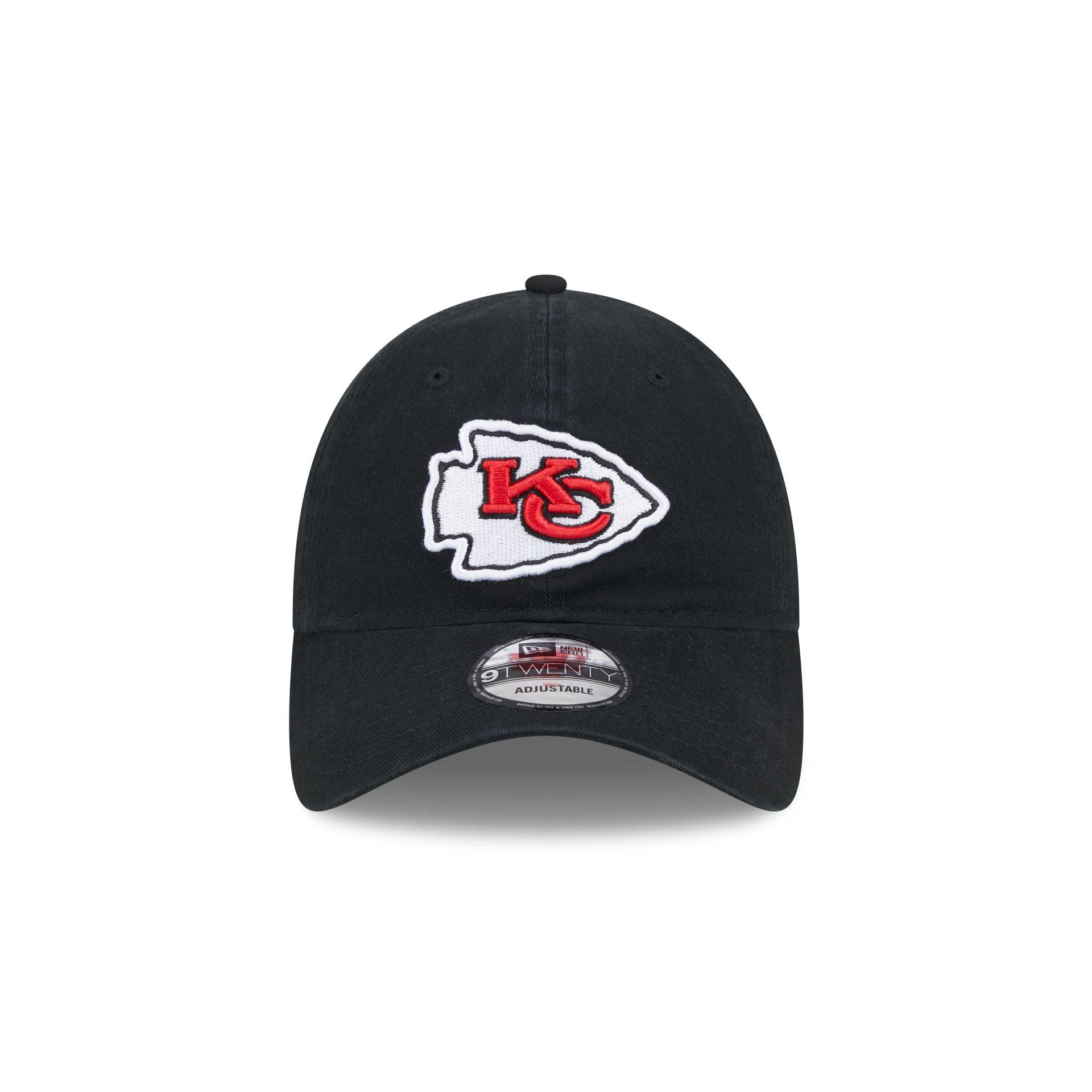 Kansas City Chiefs Black 9TWENTY Adjustable Hat Male Product Image
