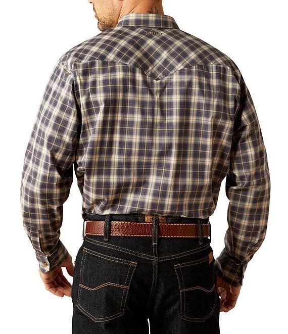 Ariat Classic Fit Relentless Pursuit Long Sleeve Plaid Performance Shirt Product Image