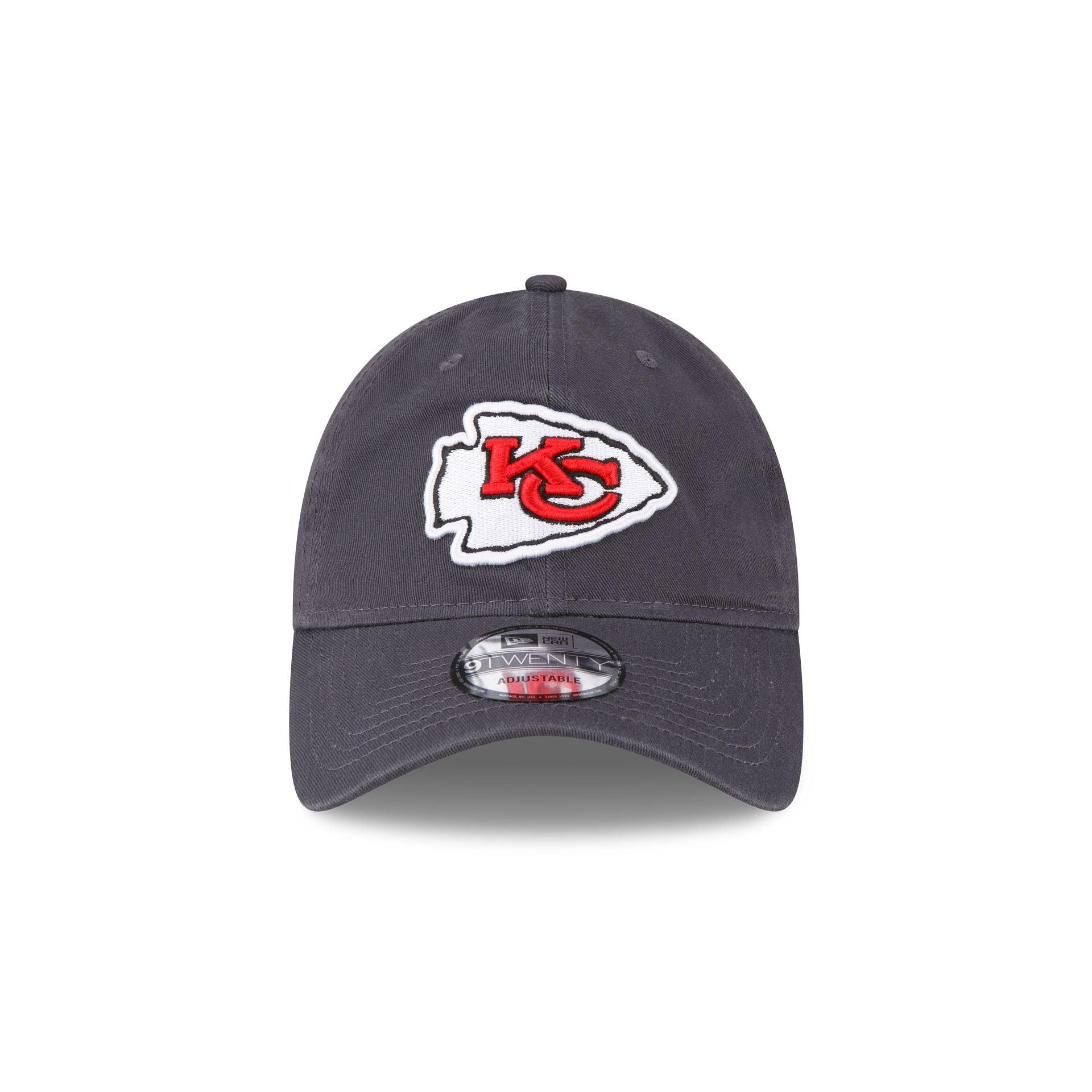 Kansas City Chiefs NFL Core Classic Graphite 9TWENTY Adjustable Hat Male Product Image