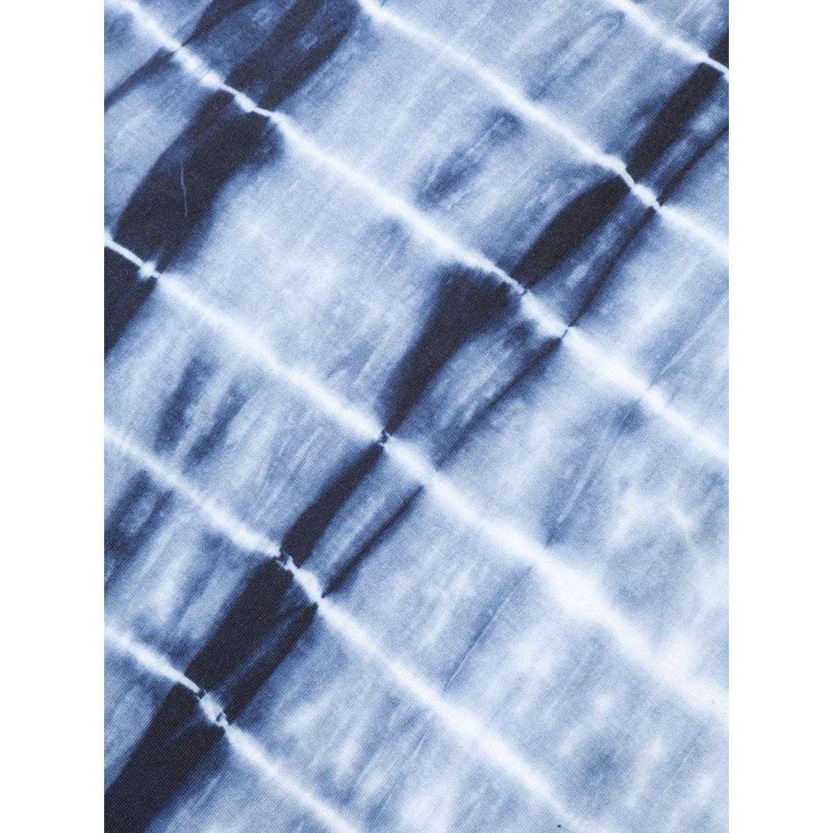 Plus Size DarkBlue Supersoft Tie-Dye Backless Jumpsuit Women Leisure Sleeveless Round Neck Casual Loose Jumpsuits BloomChic 28/5X Product Image