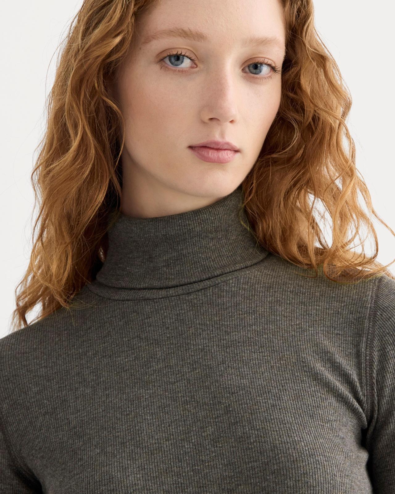 Womens Luxe Rib Turtleneck Sweater by Everlane Product Image