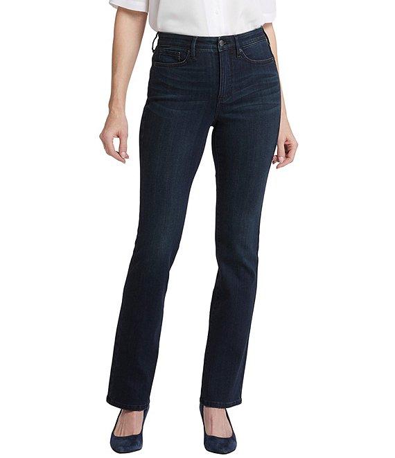 NYDJ Stretch Denim High Rise Slim Leg Bootcut Jeans Product Image