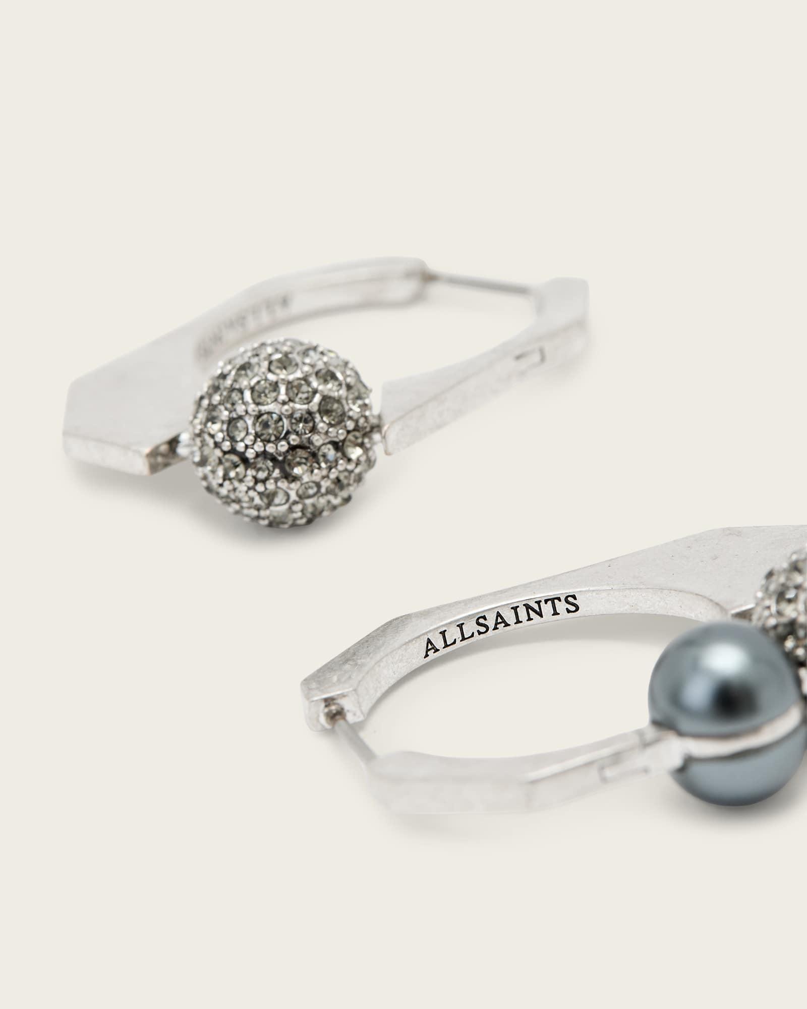 Lia Chunky Necklace WARM SILVER | ALLSAINTS US Product Image