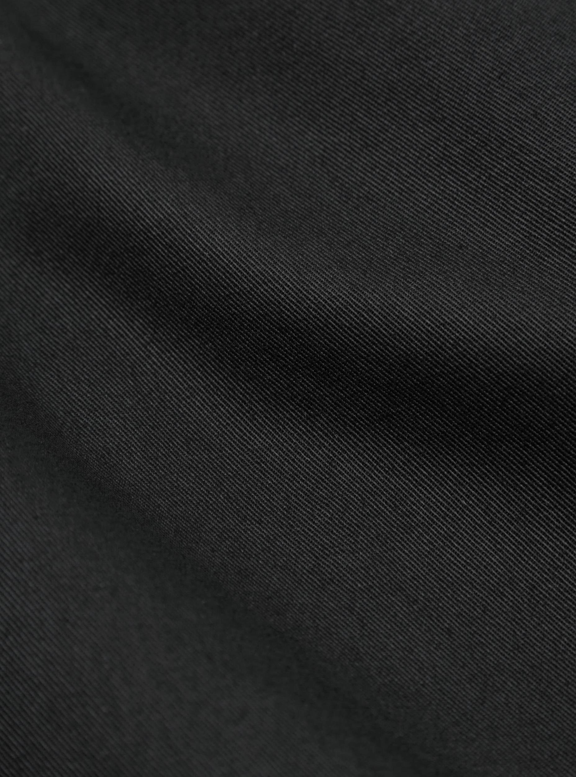 Black Twill Three Button Jacket Product Image