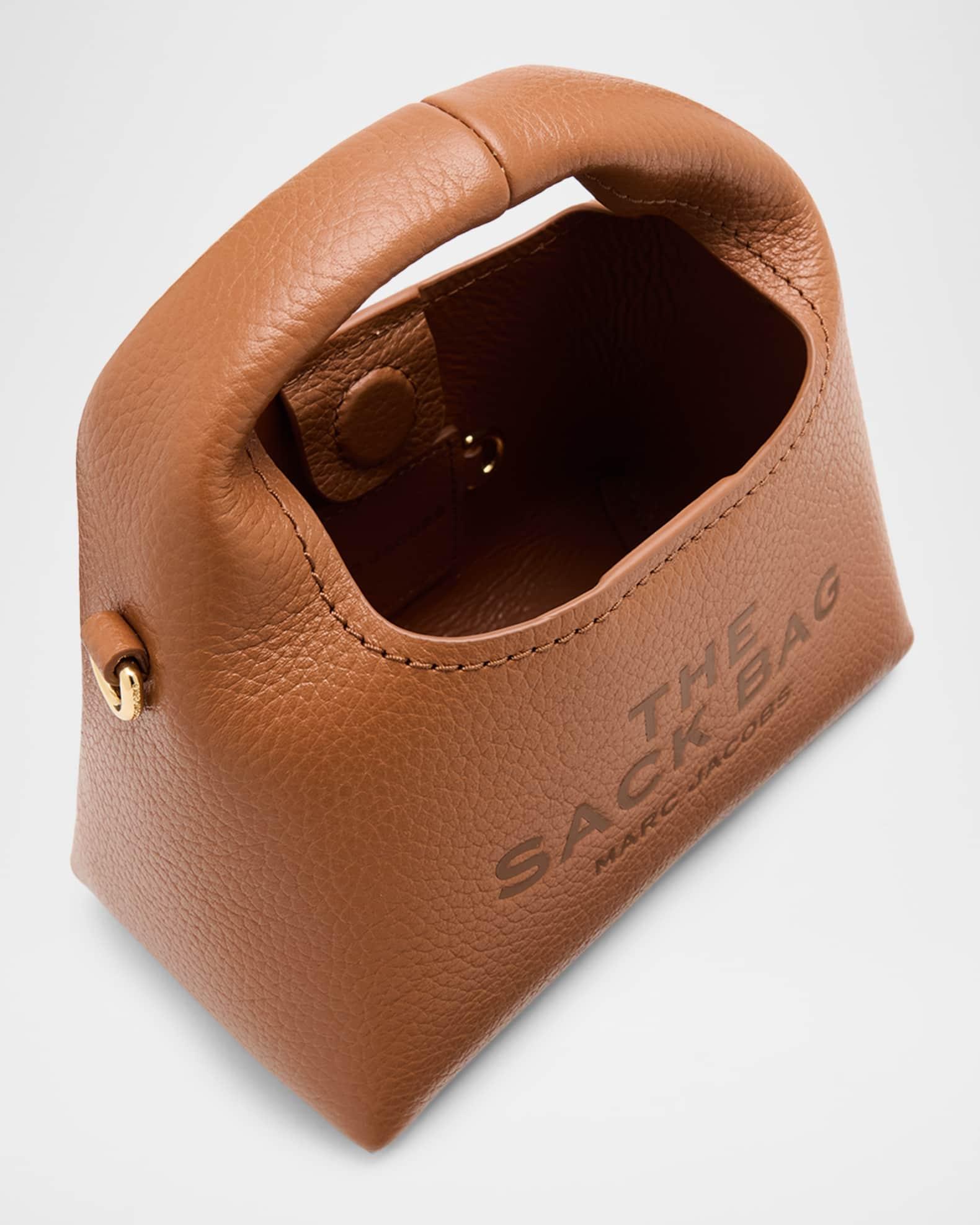 The Micro Grain Leather Crossbody Sack Product Image