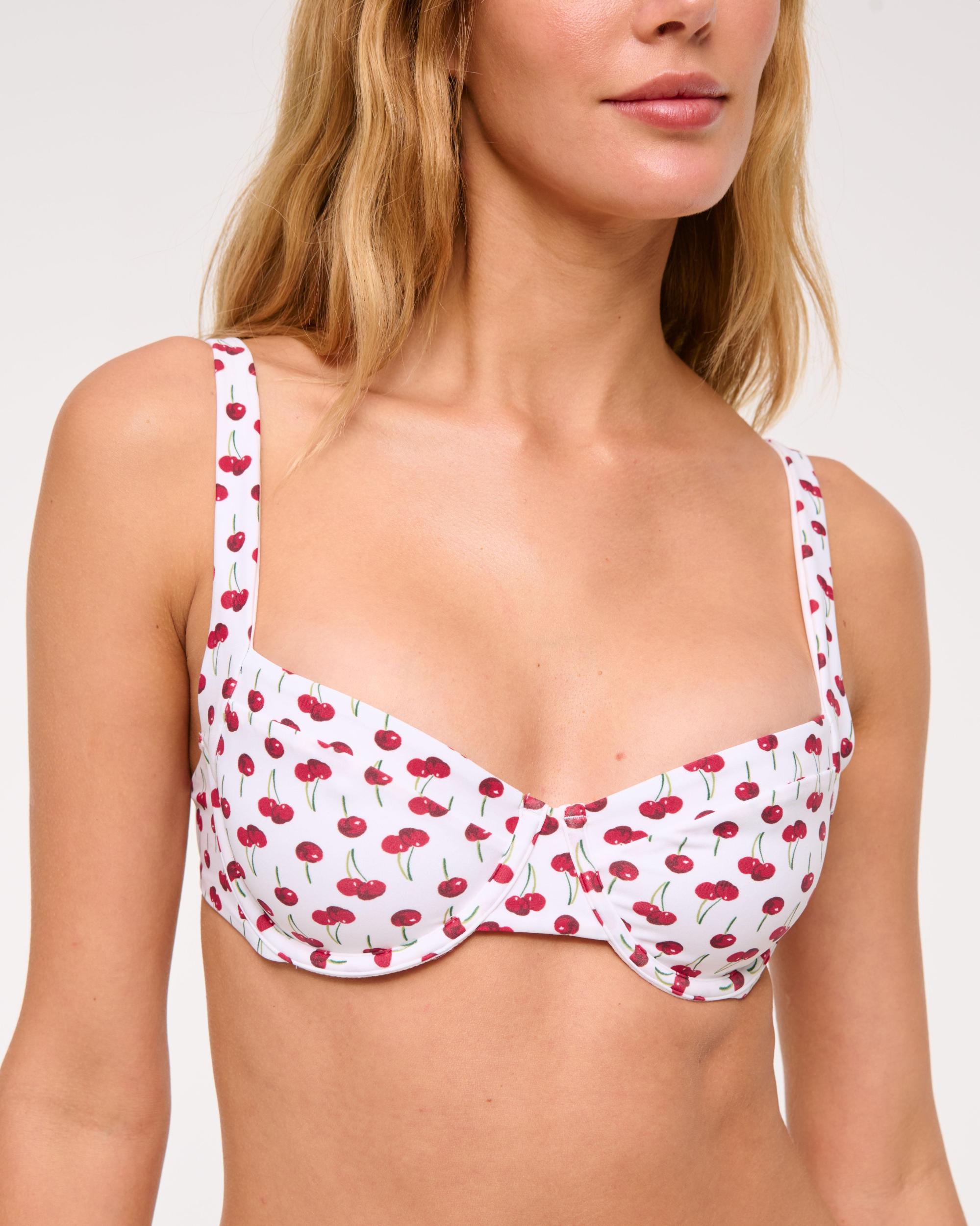 Wide Strap Underwire Bikini Top Product Image