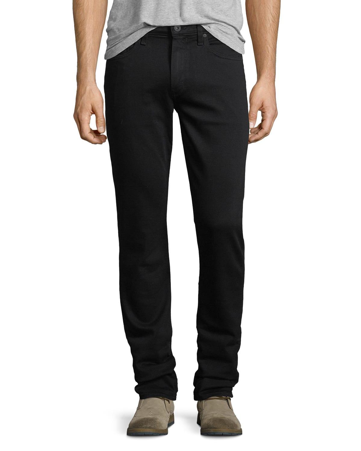 Paige Transcend Lennox Slim Fit Jeans in Black Product Image