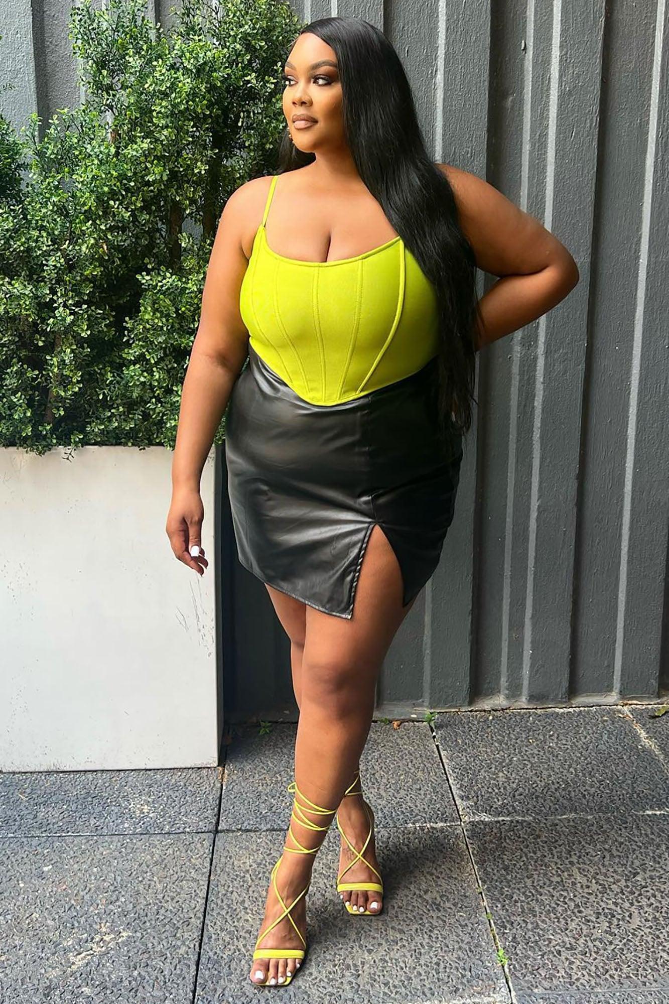 Flame In Your Heart Skirt - Black Product Image