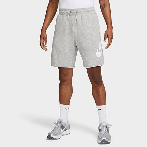 Nike Mens Nike Club Alumni FT Shorts - Mens Sail/Sail/Black Product Image