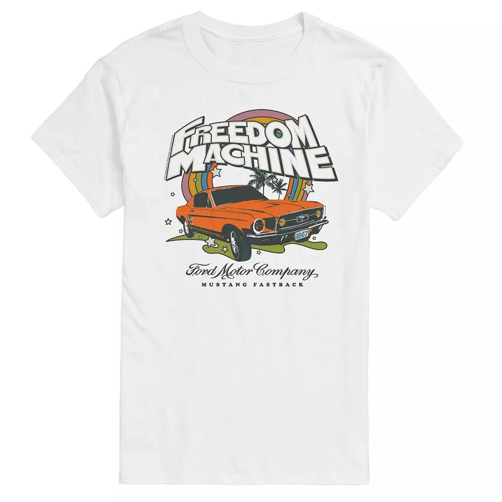 Big & Tall Ford Freedom Machine Retro Graphic Tee, Men's,  Product Image