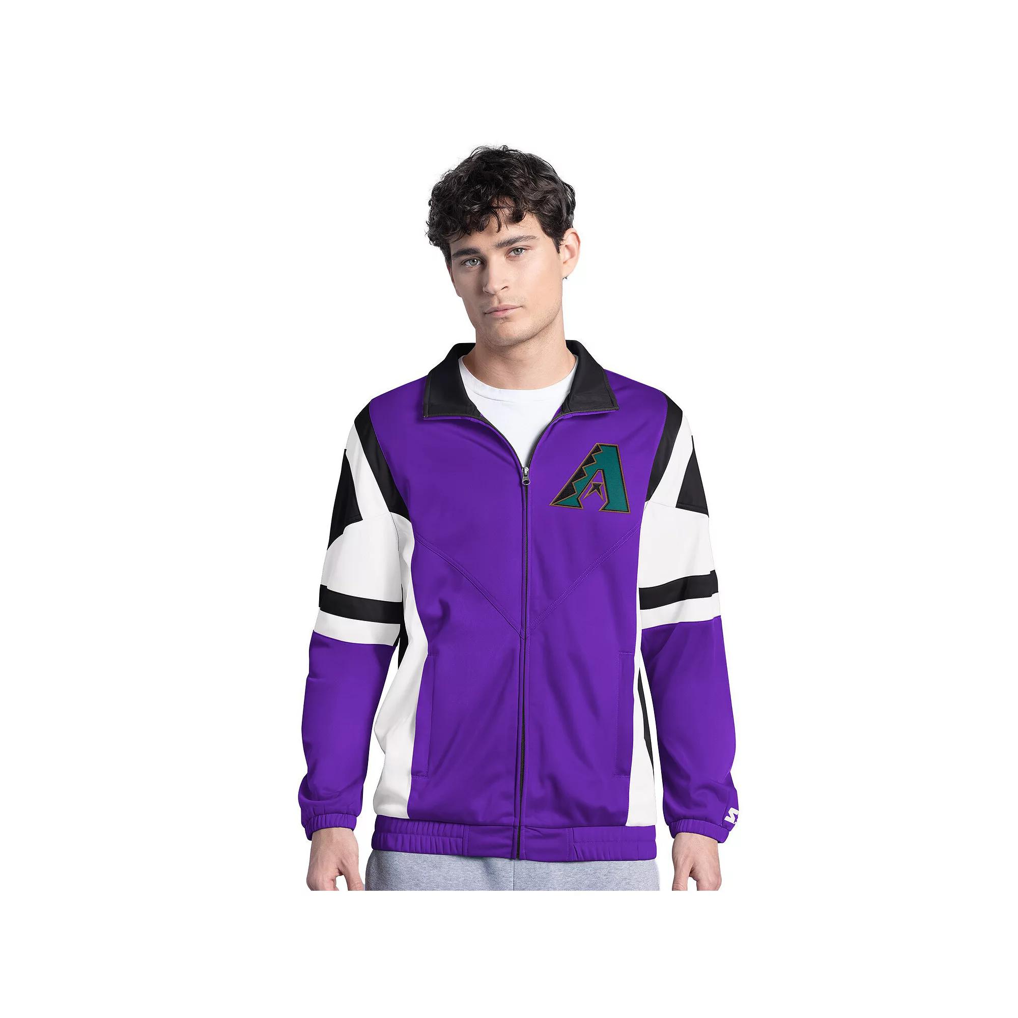 Men's Starter  Green New York Jets Contender Vintage Logo Full-Zip Track Jacket, Size: Large Product Image