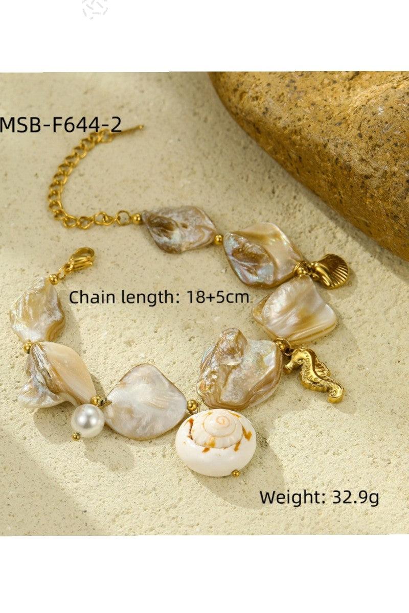Seahorses + Shells Bracelet (Mulitple Color Options) Product Image