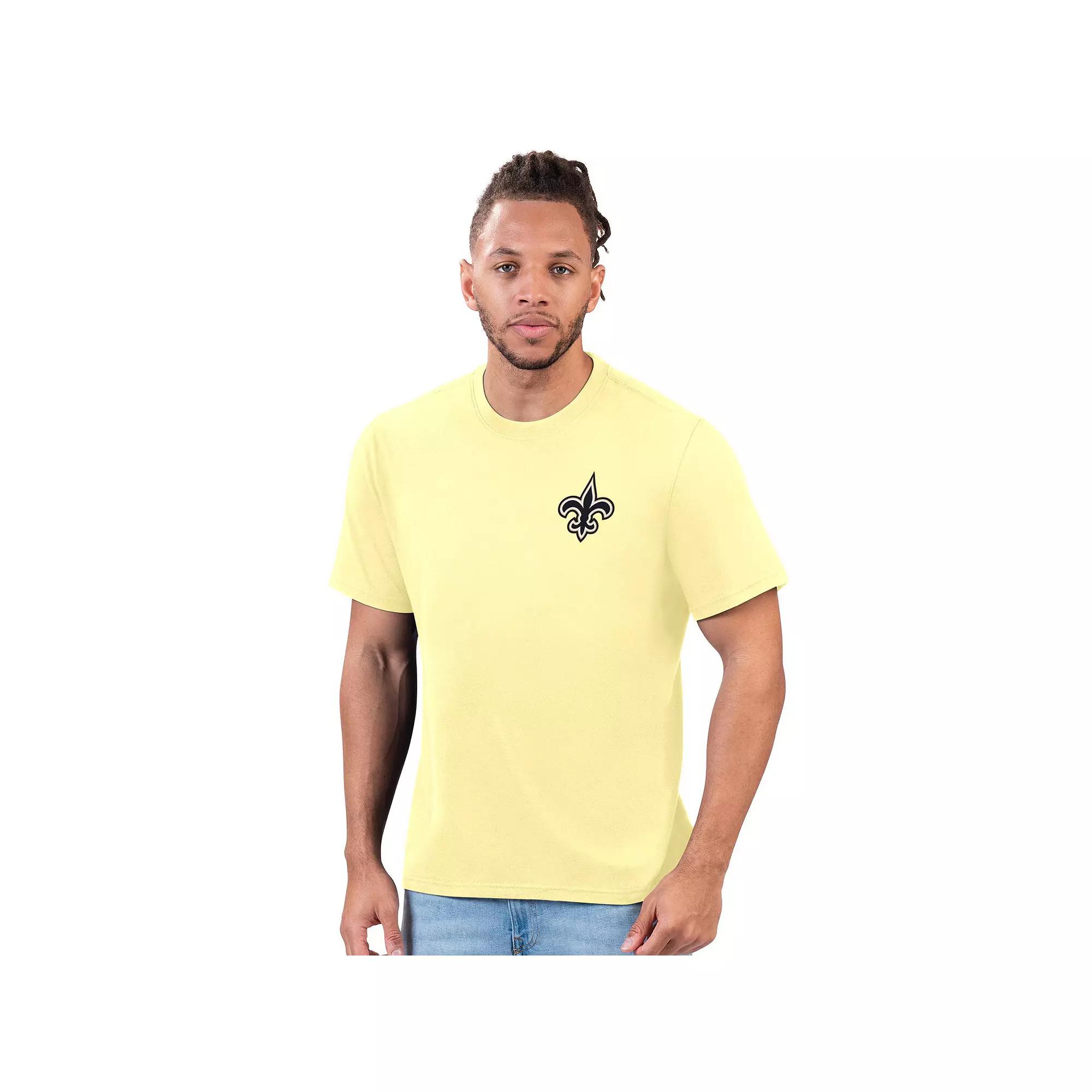 Men's Margaritaville Gold New Orleans Saints Flip Flop T-Shirt,  Product Image