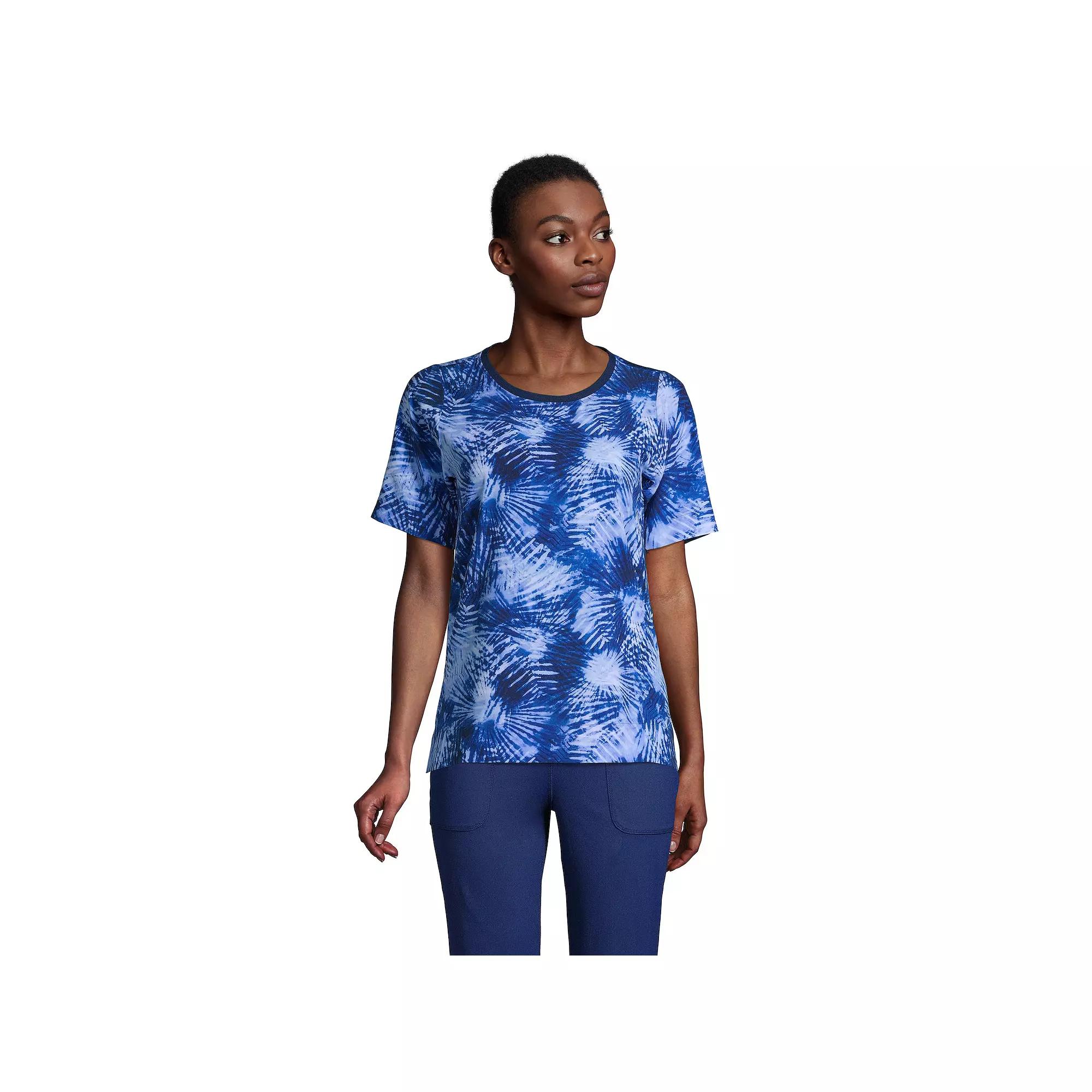 Women's Lands' End 365 Commuter Elbow-Sleeve Tunic Top,  Product Image