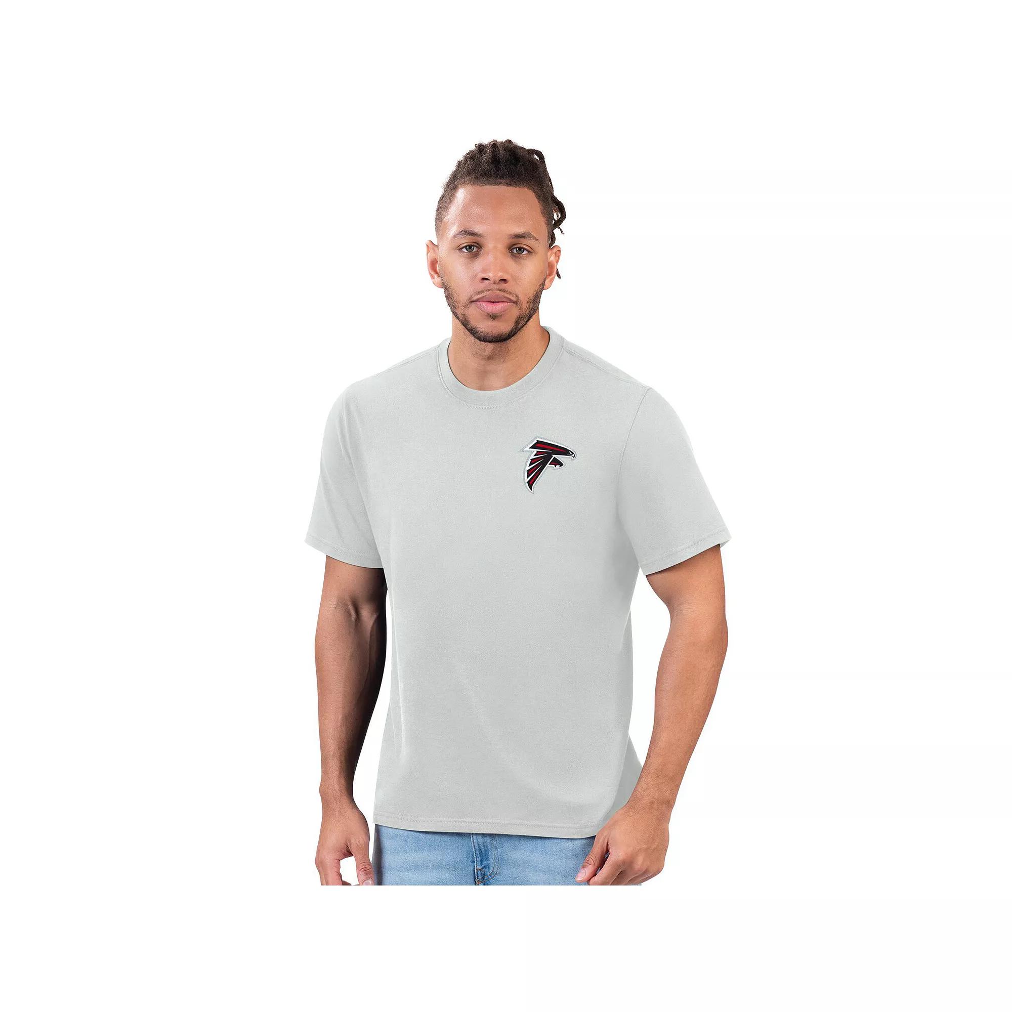 Men's Margaritaville  Gray Atlanta Falcons Hail Mary T-Shirt, Size: Large, Grey Product Image