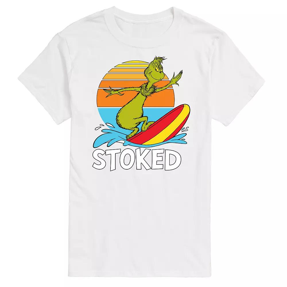 Men's Dr. Seuss The Grinch Stoked Graphic Tee,  Product Image