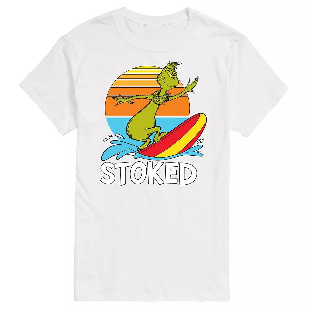 Men's Dr. Seuss The Grinch Stoked Graphic Tee,  Product Image
