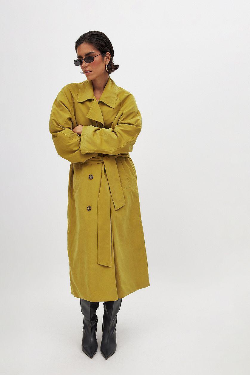 Double Breasted Belted Trenchcoat Product Image